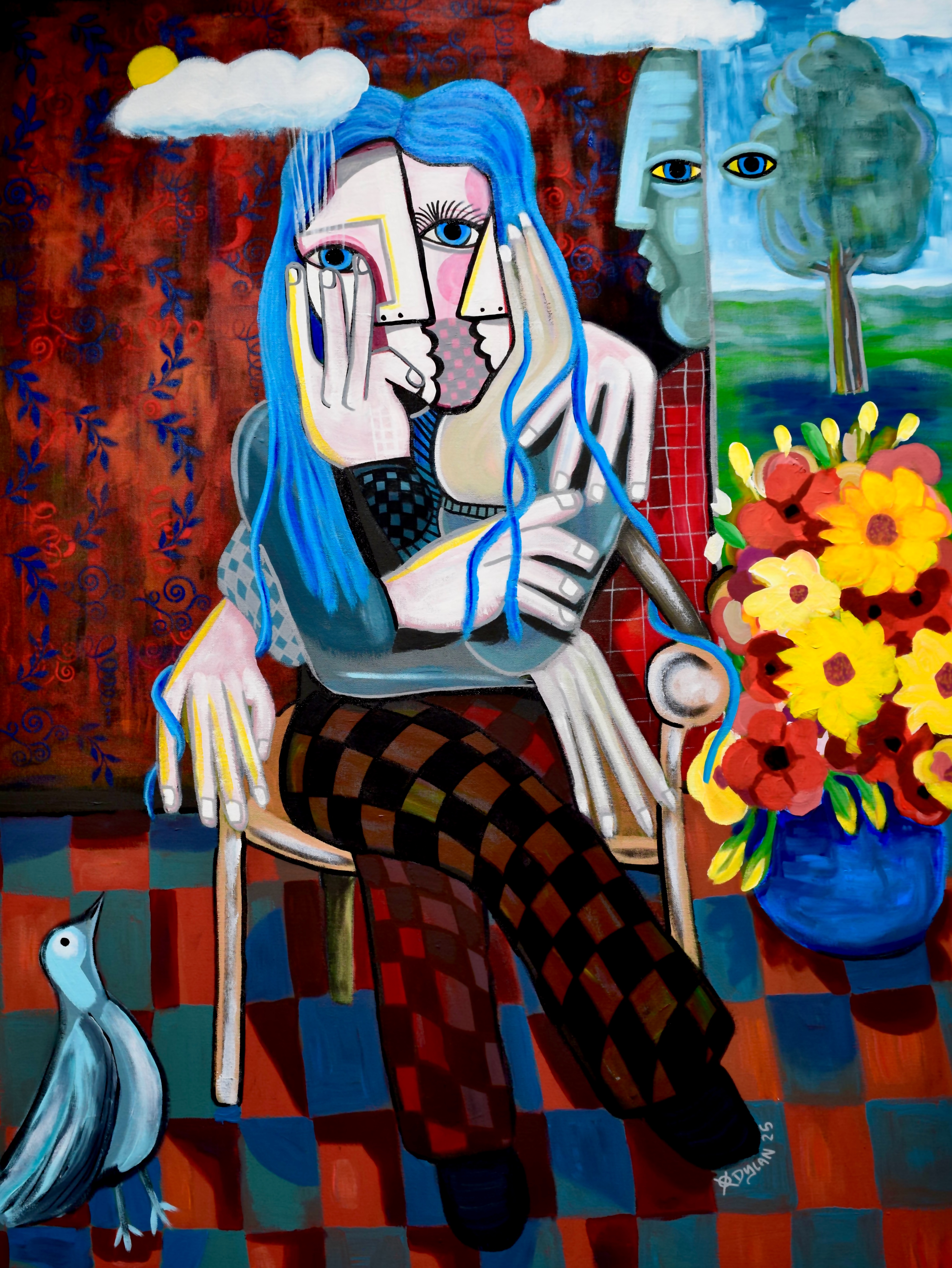 Restless Mind. (Acrylic on canvas)