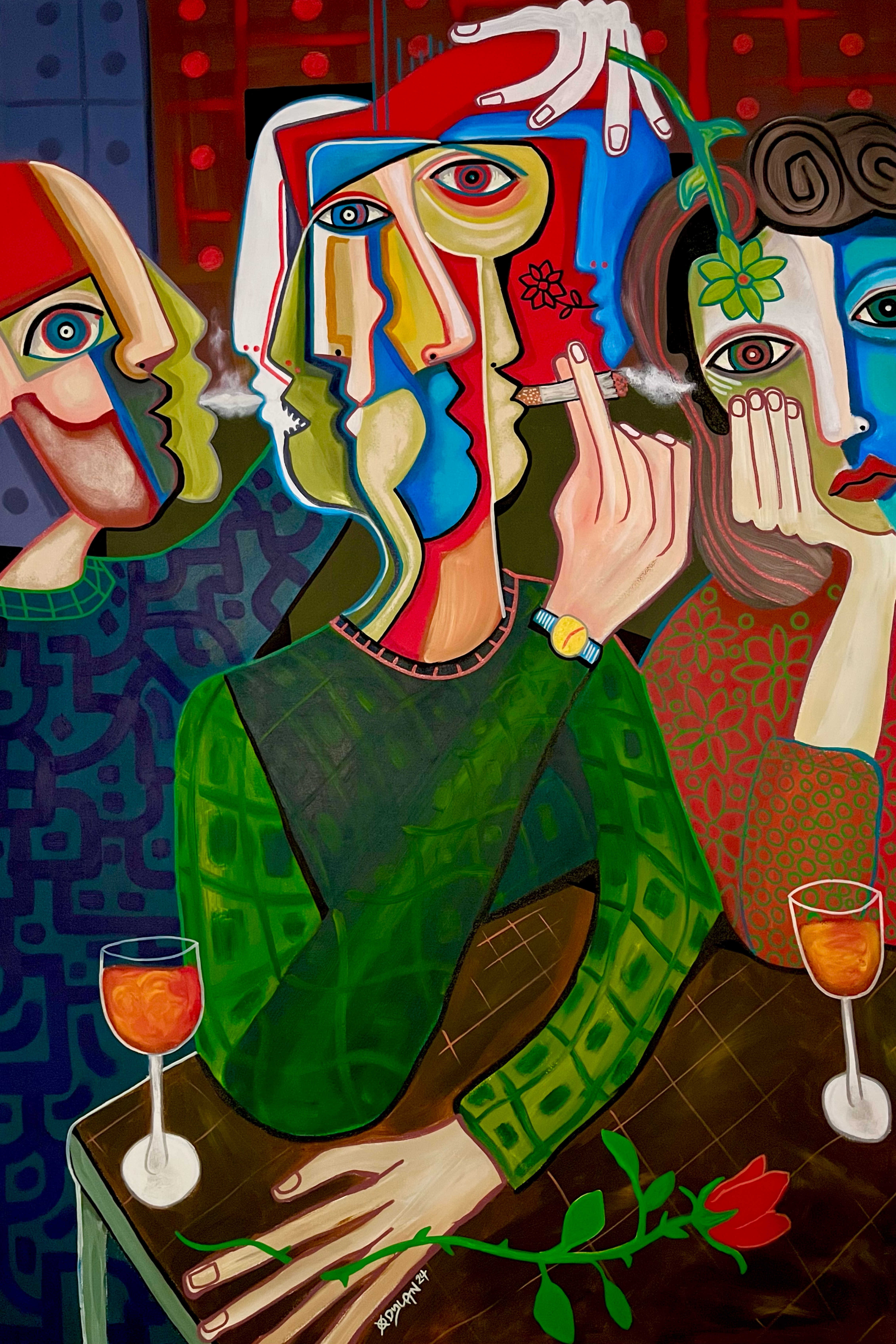 The Longest Night (Large canvas painting)